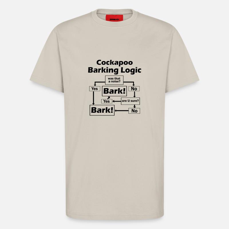 Cockapoo Logic - T-Shirt - made by SPREAD - WARM CLAY