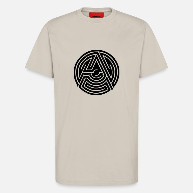 anarchy - T-shirt bio décontracté fabriqué en UE - WARM CLAY