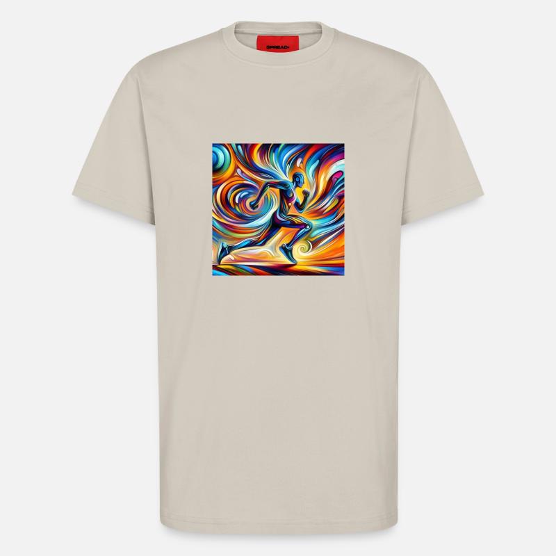 Läufer 2 - T-Shirt - made by SPREAD - WARM CLAY