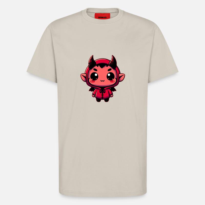 Chibi Roter Teufel - T-Shirt - made by SPREAD - WARM CLAY