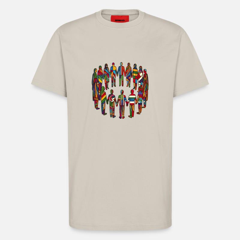 Unity in Diversity – Gemeinsam stark - T-Shirt - made by SPREAD - WARM CLAY