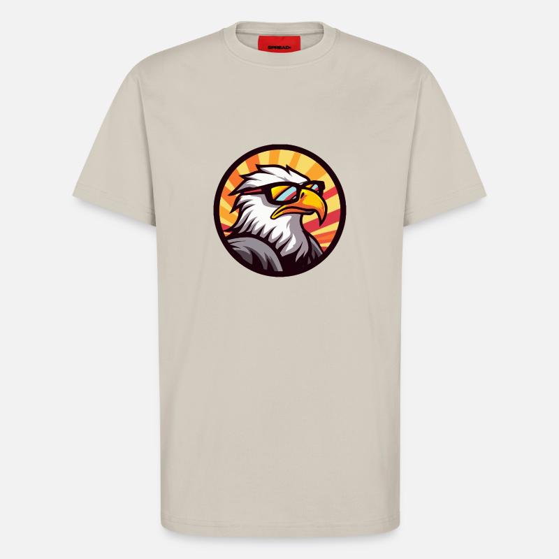 Eagle Comic Cool - T-Shirt - made by SPREAD - WARM CLAY