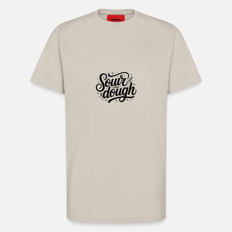 Sauerteig - Cool Bread Logo - T-Shirt - made by SPREAD - WARM CLAY