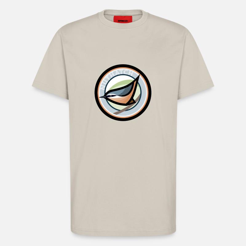 Nuthatch - T-Shirt - made by SPREAD - WARM CLAY