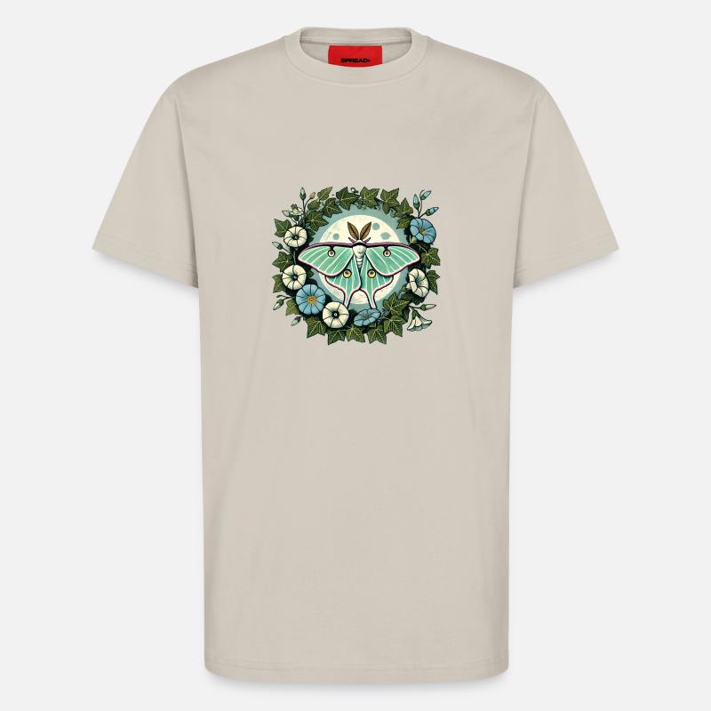Luna Moth - T-Shirt - made by SPREAD - WARM CLAY