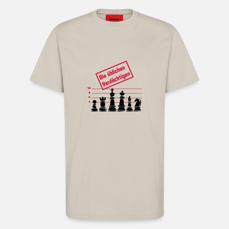 Die üblichen Verdächtigen - T-Shirt - made by SPREAD - WARM CLAY