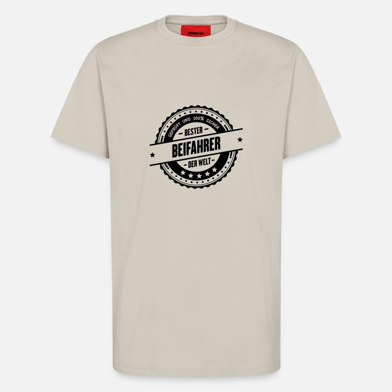 Bester Beifahrer - T-Shirt - made by SPREAD - WARM CLAY