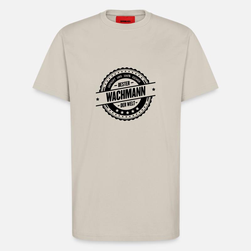 Bester Wachmann - T-Shirt - made by SPREAD - WARM CLAY