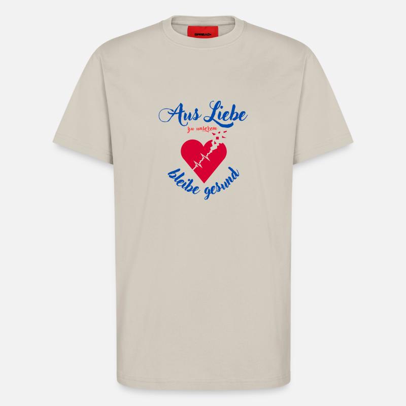 Ich bin ein Herzi - T-Shirt - made by SPREAD - WARM CLAY