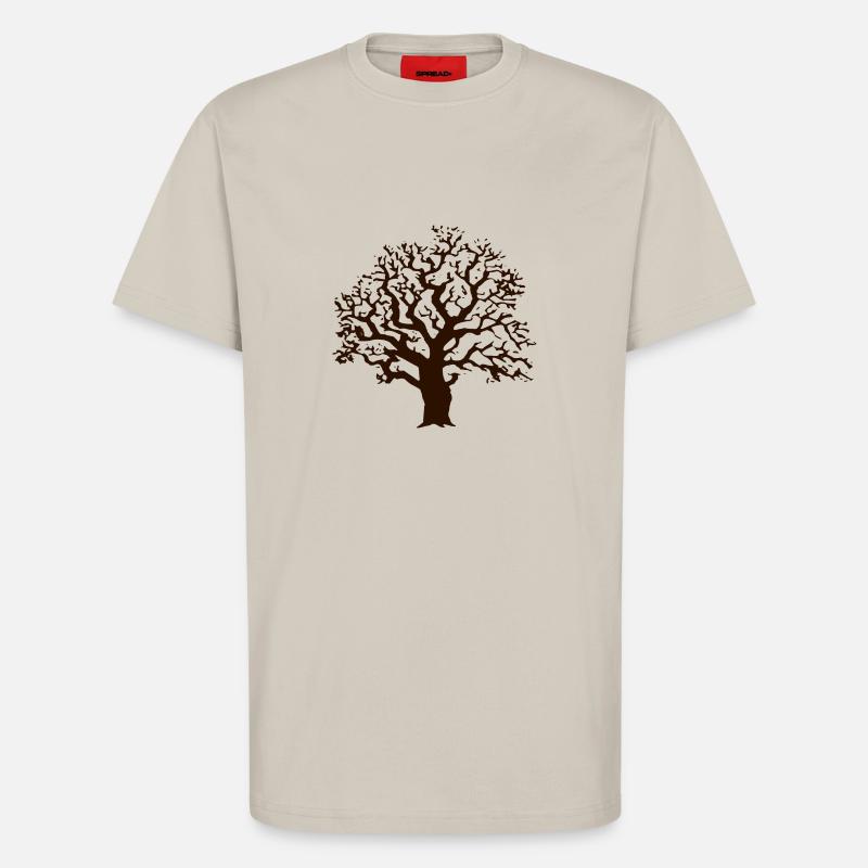 Baum Eiche - T-Shirt - made by SPREAD - WARM CLAY