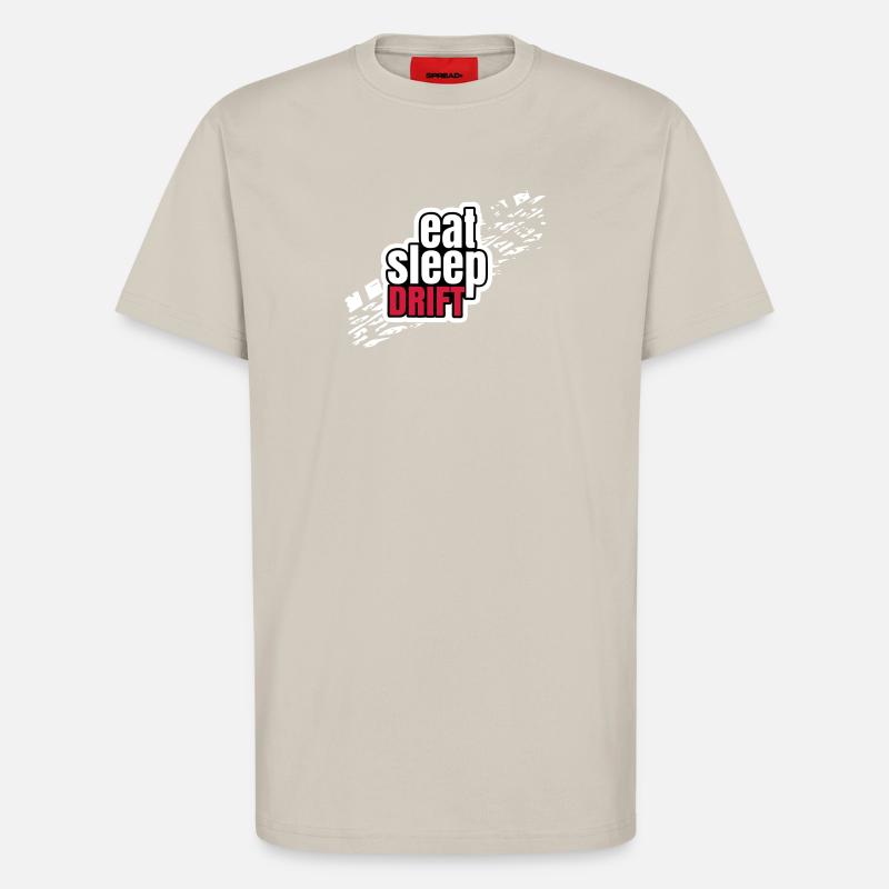 Manger la dérive du sommeil - T-shirt bio décontracté fabriqué en UE - WARM CLAY
