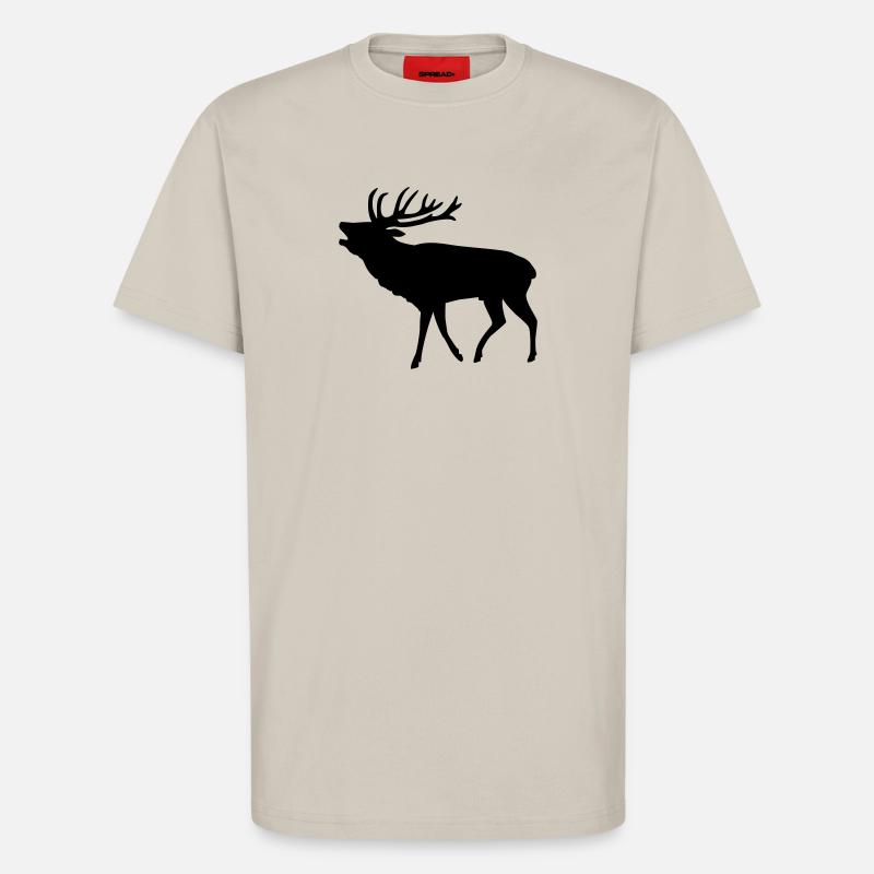 hirsch jäger jagd - T-Shirt - made by SPREAD - WARM CLAY