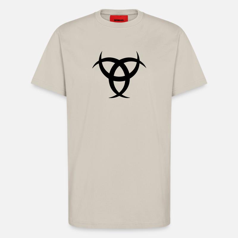 Odins Hörner Symbol - T-Shirt - made by SPREAD - WARM CLAY
