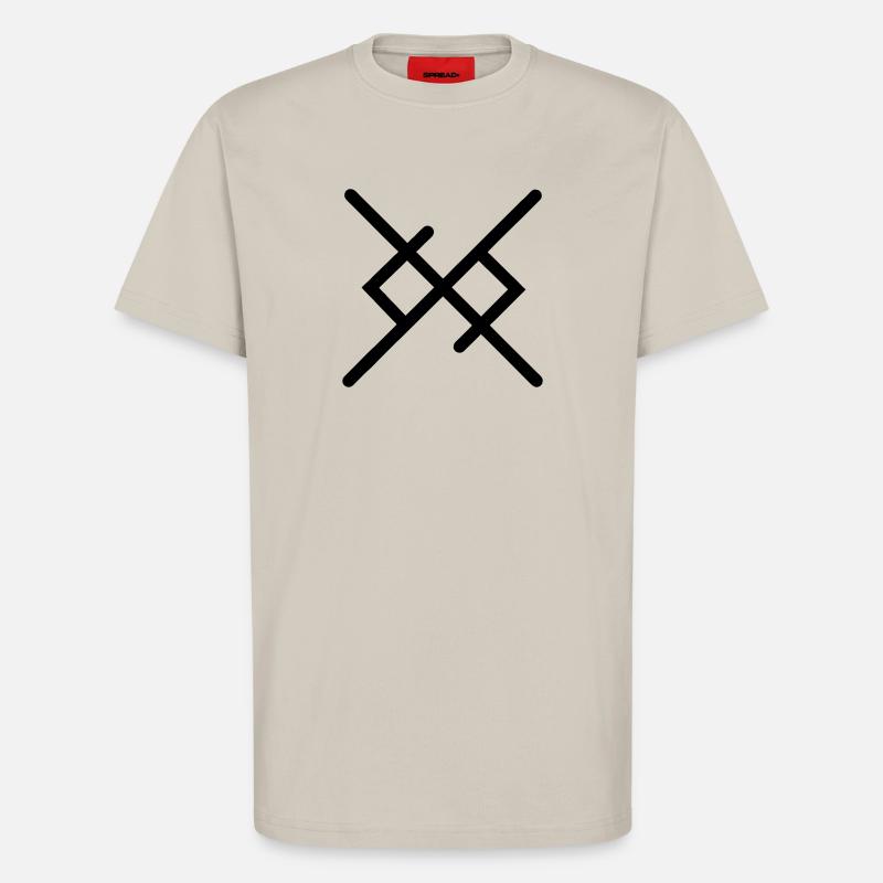 Ewige Liebe in Wikingerrunen - T-Shirt - made by SPREAD - WARM CLAY