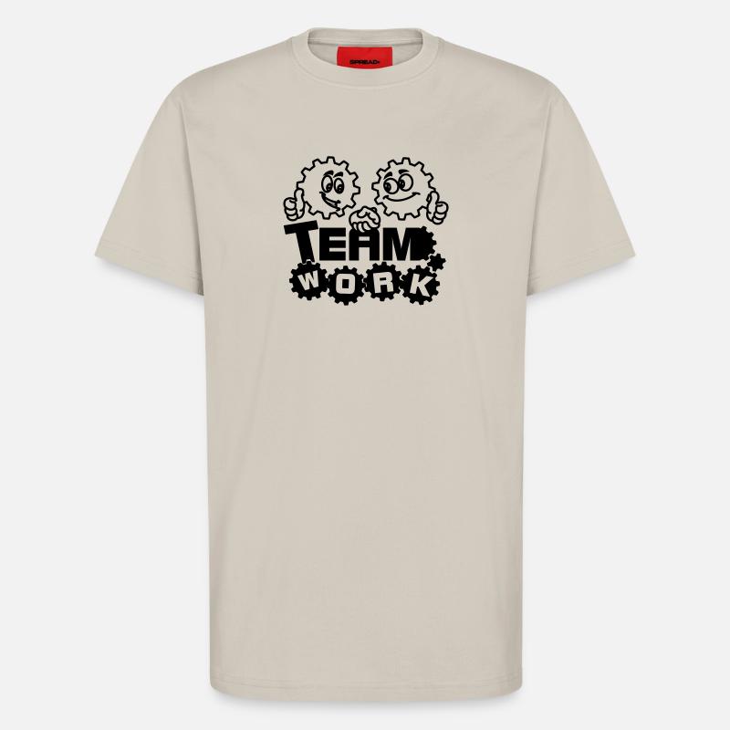 Gemeinschaftsarbeit - T-Shirt - made by SPREAD - WARM CLAY
