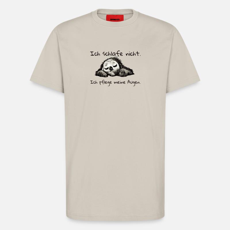 Faultier ich schlafe nicht - T-Shirt - made by SPREAD - WARM CLAY