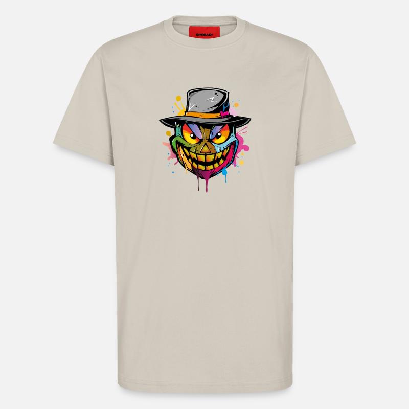 Halloween Face - T-Shirt - made by SPREAD - WARM CLAY