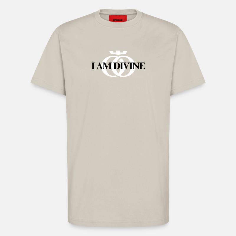 Ich bin göttlich. Oppoline Kollektion - T-Shirt - made by SPREAD - WARM CLAY