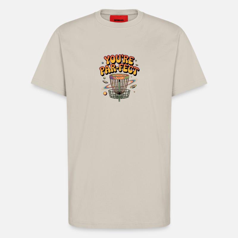 Du bist Perfekter – lustiges Disc-Golf-Meme - T-Shirt - made by SPREAD - WARM CLAY