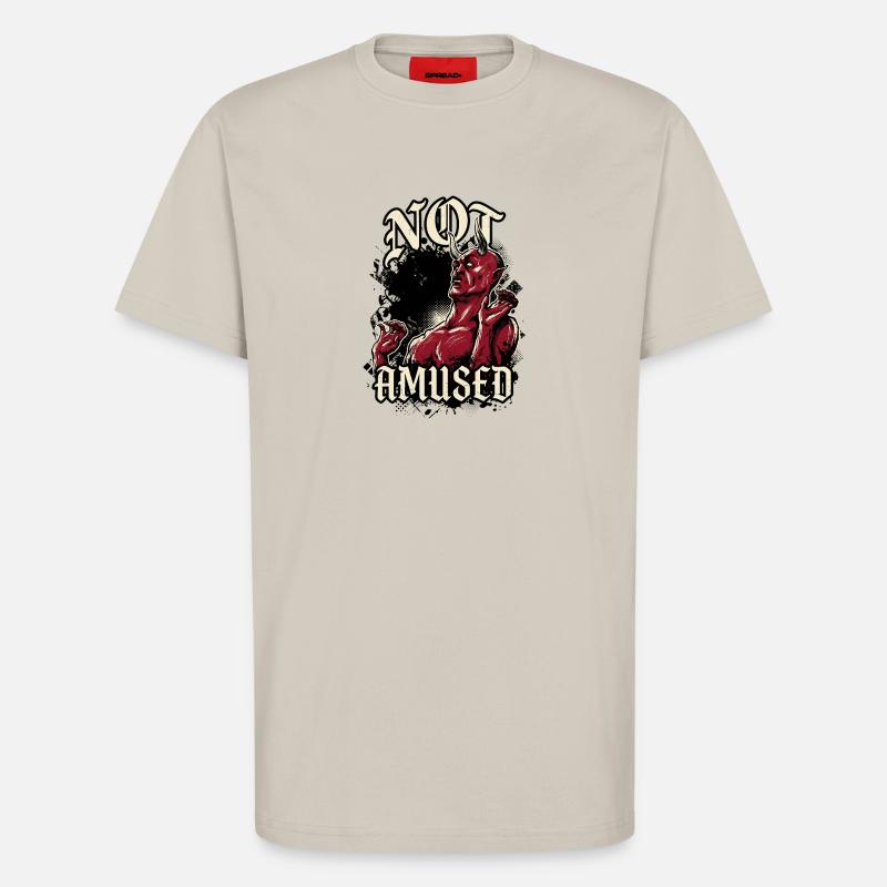 Red Devil Not Amused Funny - T-Shirt - made by SPREAD - WARM CLAY