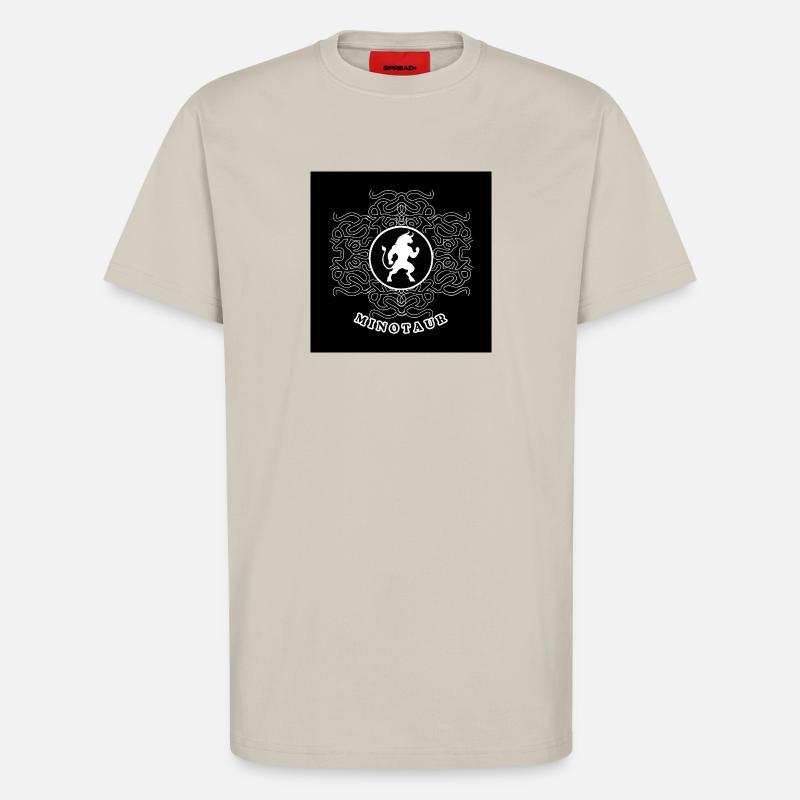 Minotaurus White - T-Shirt - made by SPREAD - WARM CLAY