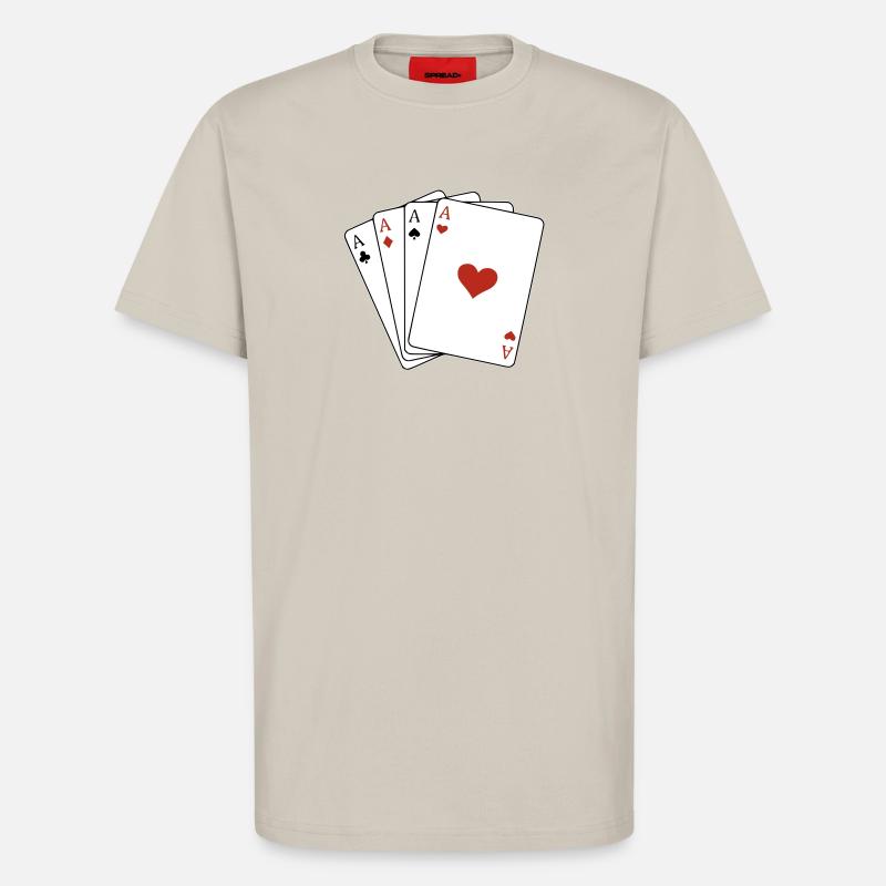 carré d'as - T-Shirt - made by SPREAD - WARM CLAY