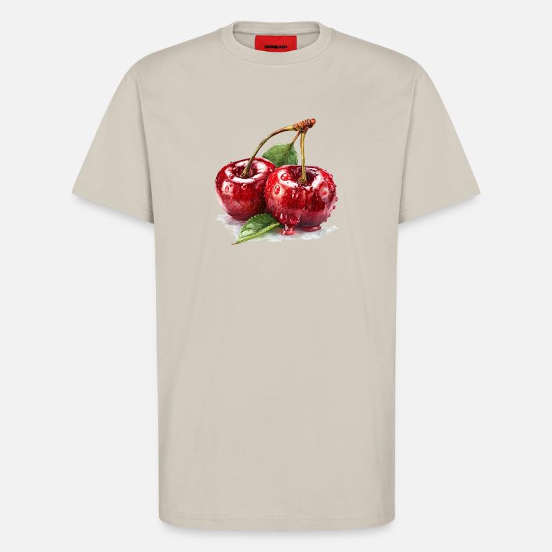 Kirsche - T-Shirt - made by SPREAD - WARM CLAY