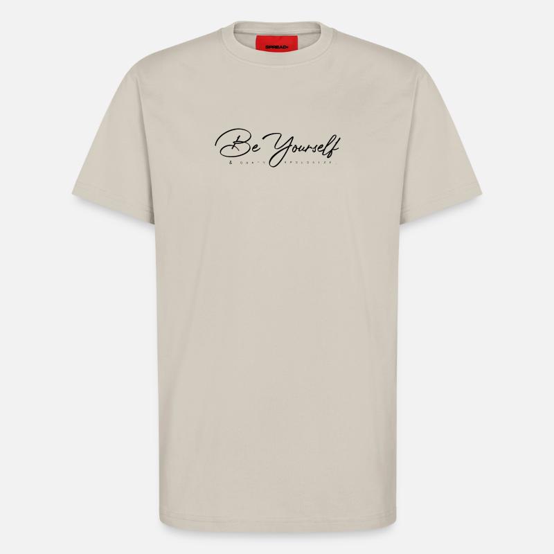 Sei du selbst - T-Shirt - made by SPREAD - WARM CLAY