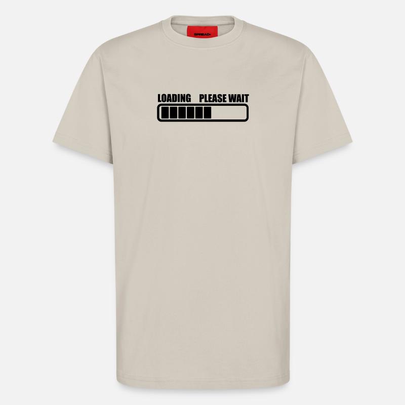 Aufladen wartet eine Weile - T-Shirt - made by SPREAD - WARM CLAY