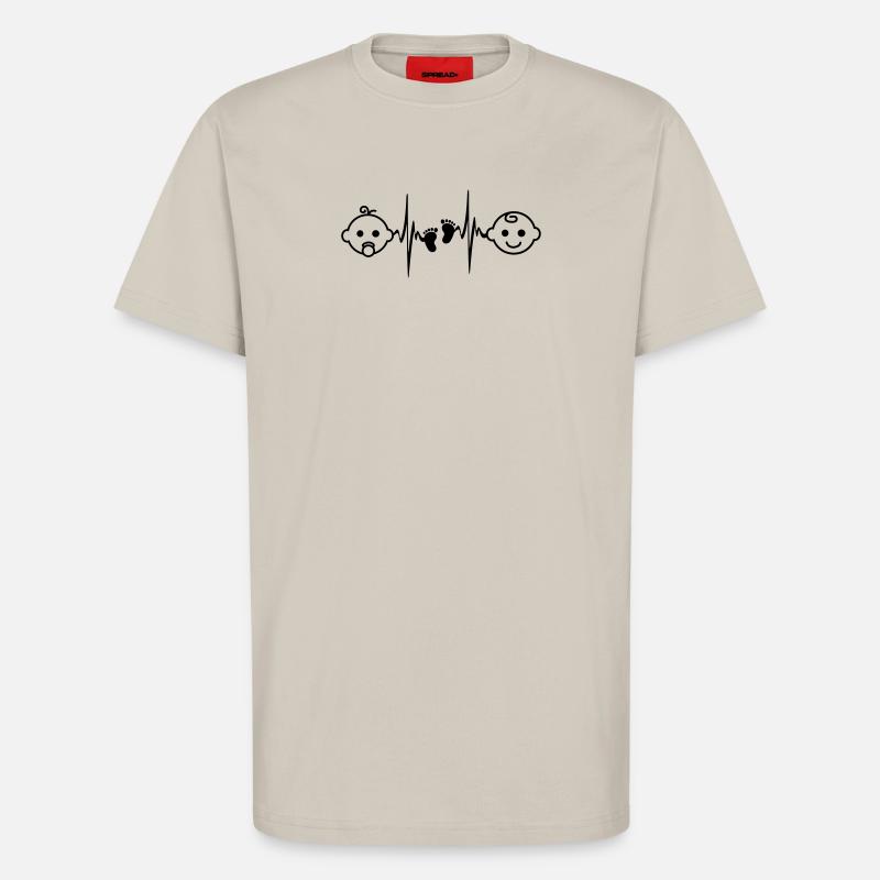 Baby Mädchen oder Junge - T-Shirt - made by SPREAD - WARM CLAY