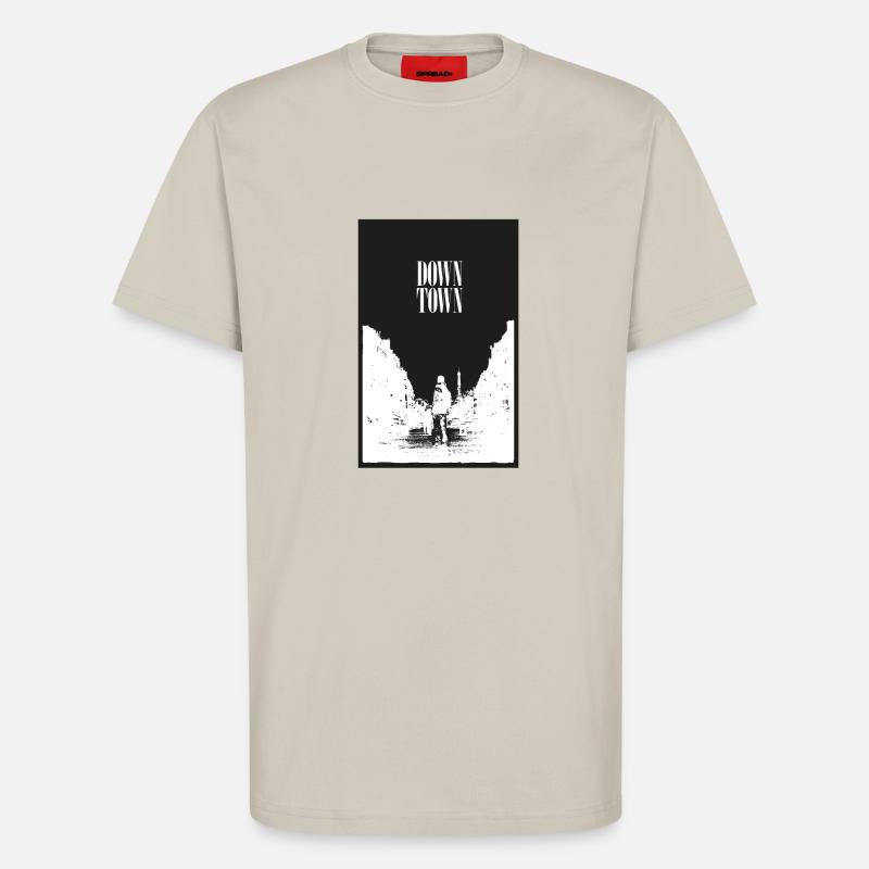 Centrum-tshirt - Organic relaxed T-shirt made in EU - WARM CLAY