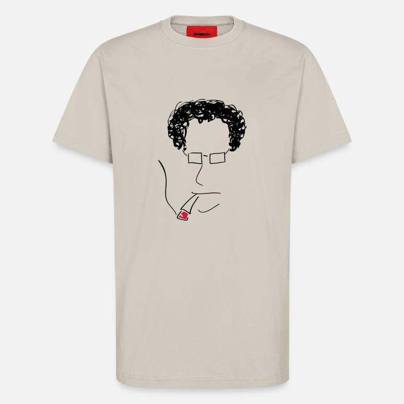 SMOKE BRAIN HPSTR - T-Shirt - made by SPREAD - WARM CLAY