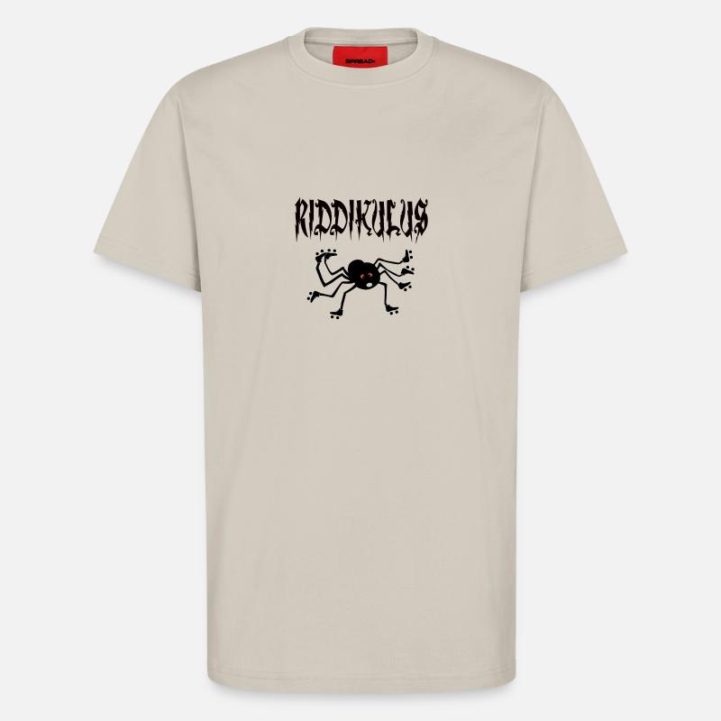 Spinne mit Rollschuhen - T-Shirt - made by SPREAD - WARM CLAY