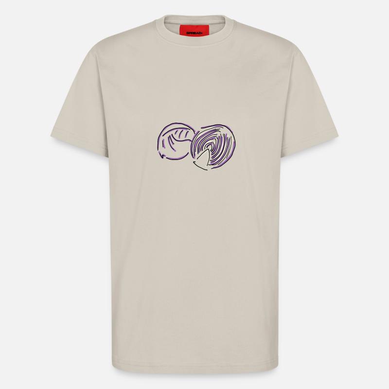 red cabbage - T-Shirt - made by SPREAD - WARM CLAY