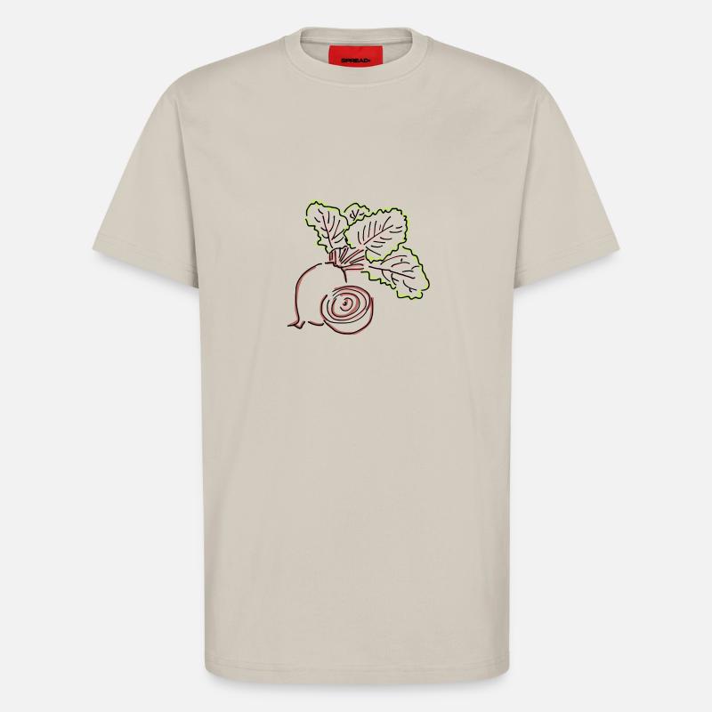 Rote Beete - T-Shirt - made by SPREAD - WARM CLAY