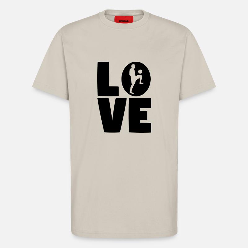 Fußball - T-Shirt - made by SPREAD - WARM CLAY