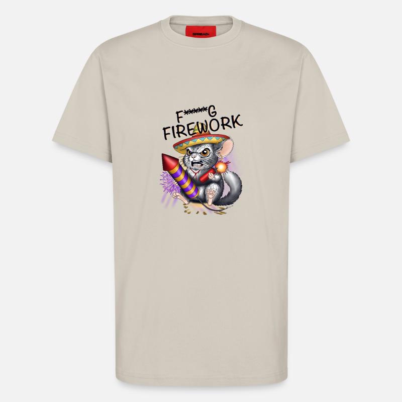 Fucking Firework - T-Shirt - made by SPREAD - WARM CLAY