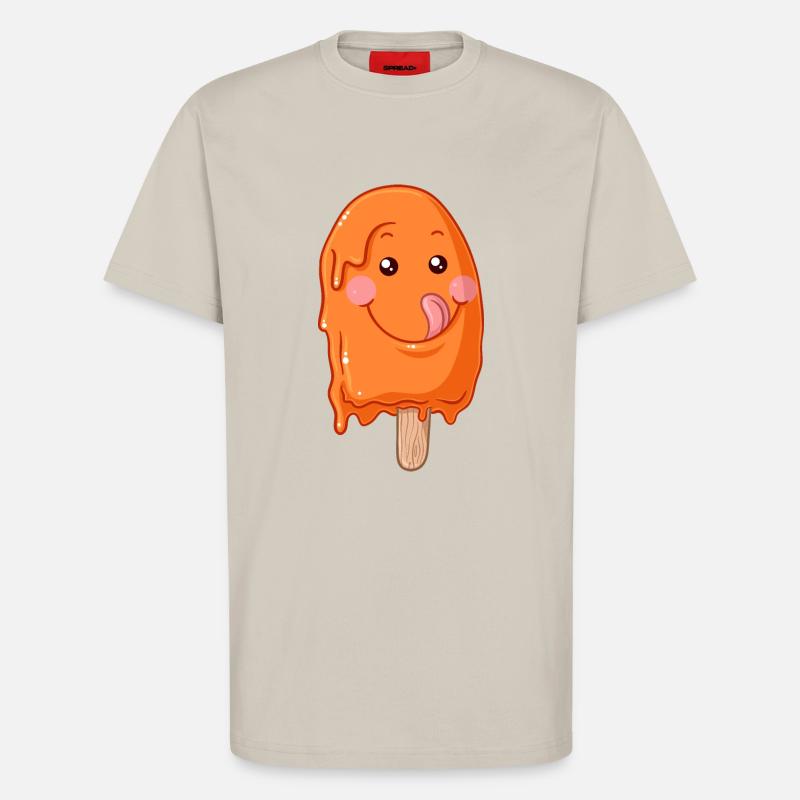 Eis am Stiel Comic - T-Shirt - made by SPREAD - WARM CLAY
