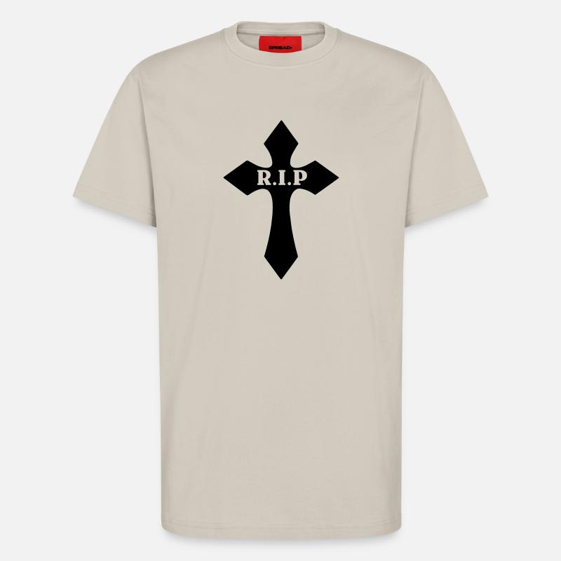 Perte de RIP croisée cher - T-shirt bio décontracté fabriqué en UE - WARM CLAY
