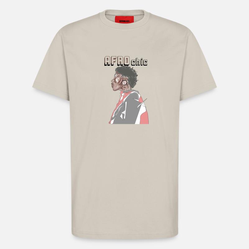Afro chic - T-Shirt - made by SPREAD - WARM CLAY