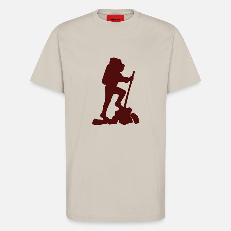 backpack suitcase backpack bag briefcase58 - T-Shirt - made by SPREAD - WARM CLAY