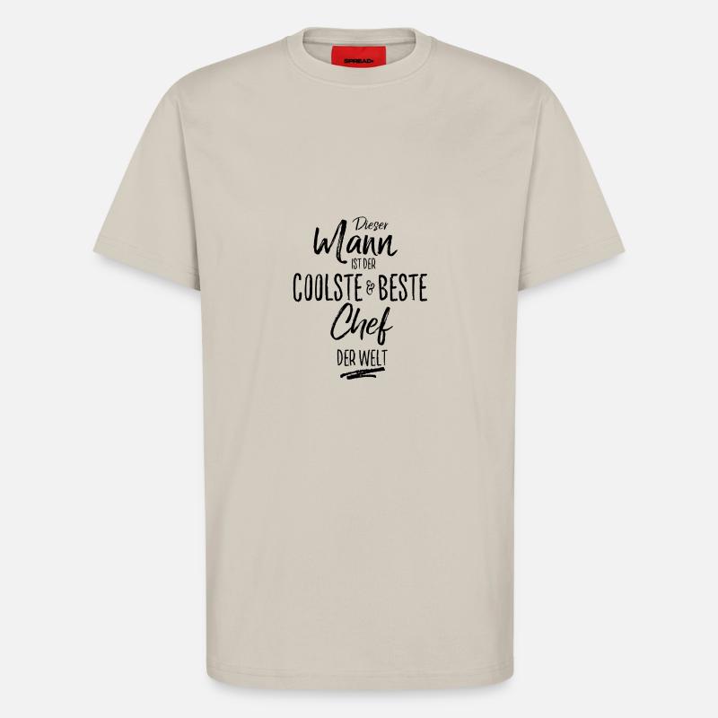 chef der Beste (s) - T-Shirt - made by SPREAD - WARM CLAY
