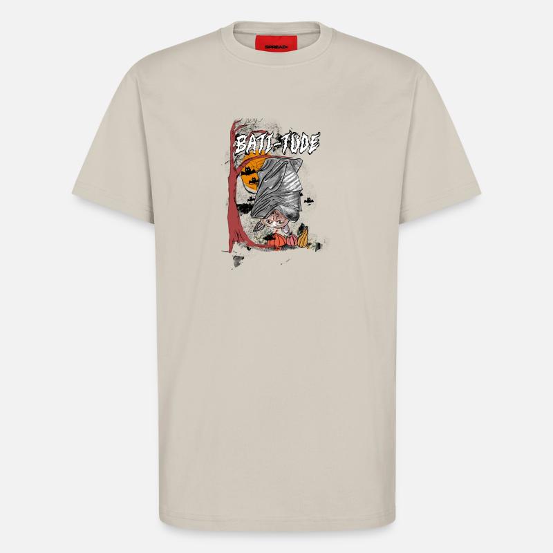 Batt-itude - T-Shirt - made by SPREAD - WARM CLAY