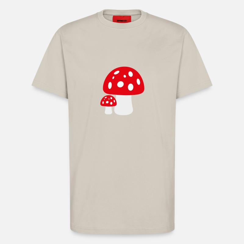 Toadstool - T-Shirt - made by SPREAD - WARM CLAY