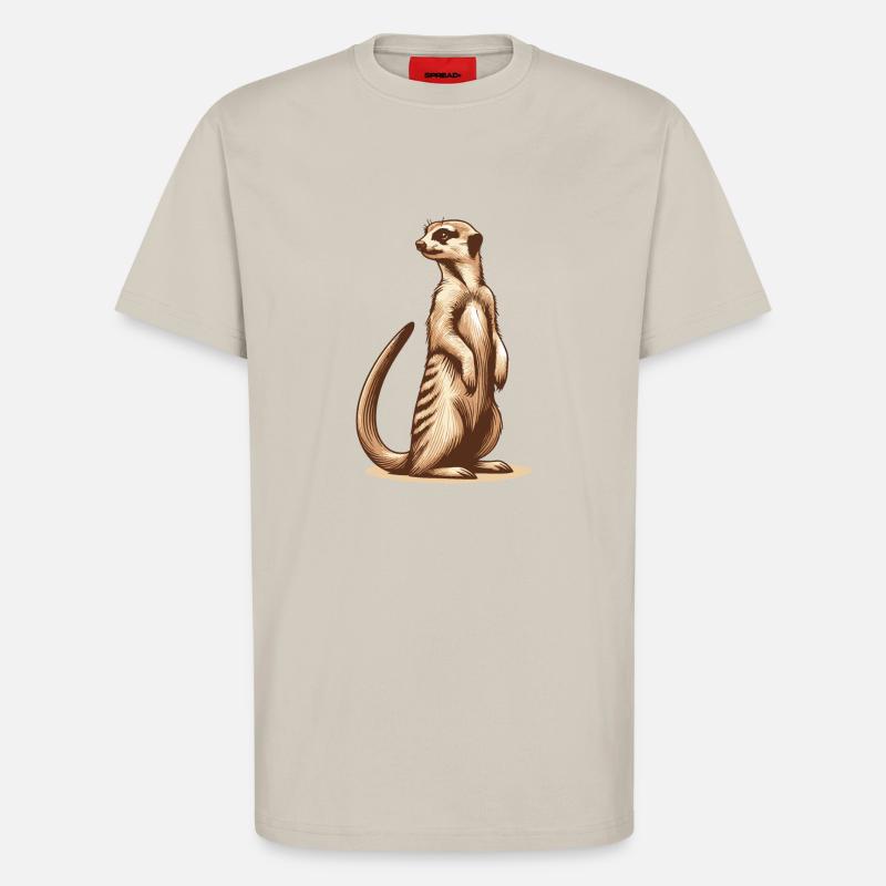 Erdmännchen - T-Shirt - made by SPREAD - WARM CLAY