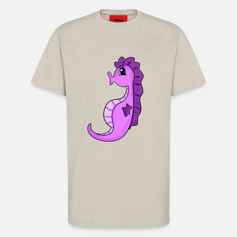 Seepferdchen Seepferd - T-Shirt - made by SPREAD - WARM CLAY
