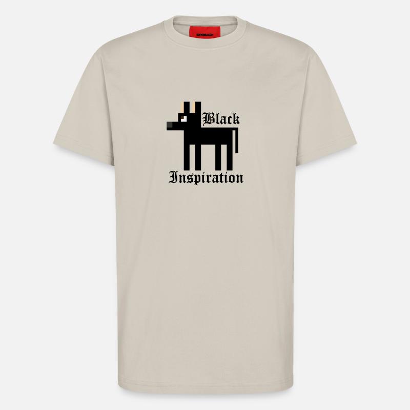 Schwarzer Schäferhund - T-Shirt - made by SPREAD - WARM CLAY