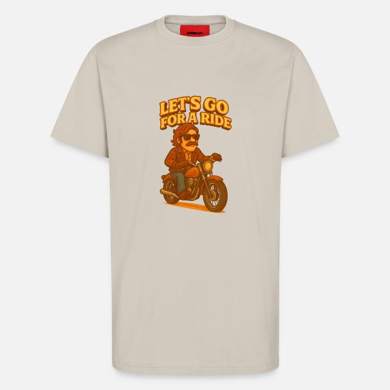 Auf geht's zu einer Fahrt - T-Shirt - made by SPREAD - WARM CLAY