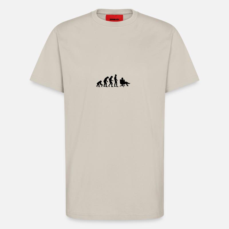 Evolution executive office - T-Shirt - made by SPREAD - WARM CLAY
