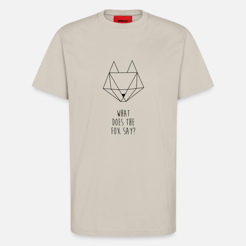What does the fox say - T-Shirt - made by SPREAD - WARM CLAY
